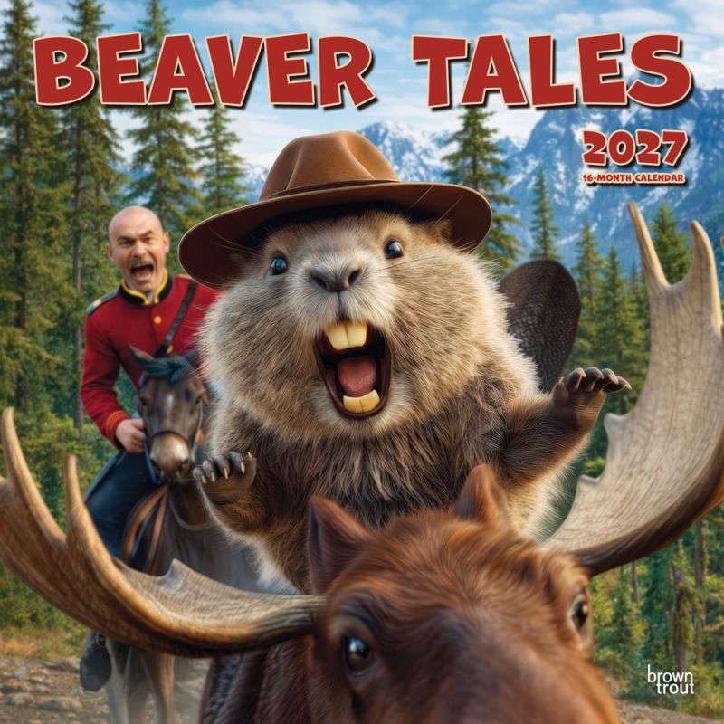 Beaver Tales Animal Crankers cover featuring a humorous beaver character
